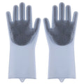 Pet Grooming Cleaning Gloves Dog Cat Bathing Shampoo Glove Scrubber Magic Dishwashing Cleanner Sponge Silicon Hair Removal Glove