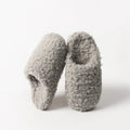 2027 NEW KJ Everfoams Womens Slip-On Slippers Cozy Soft Fuzzy Faux Alpaca Shearling Memory Foam Lightweight Indoor