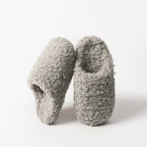 2027 NEW KJ Everfoams Womens Slip-On Slippers Cozy Soft Fuzzy Faux Alpaca Shearling Memory Foam Lightweight Indoor